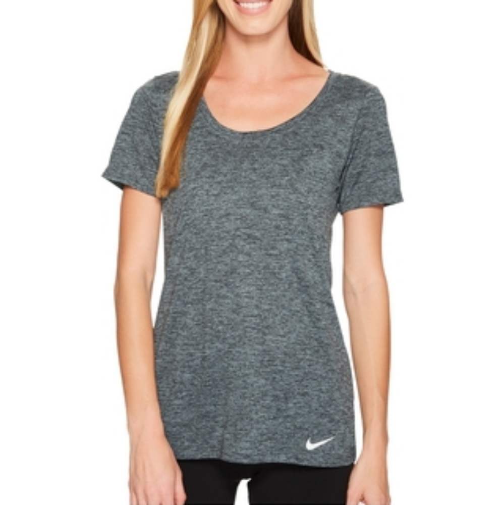 Nike Dry Legend Cross Dye Scoopneck Tee Size M